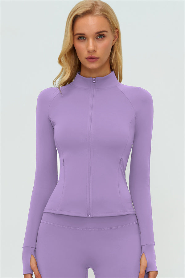 The Twirl Zip Jacket Straight Leg Pants 2-Piece Set