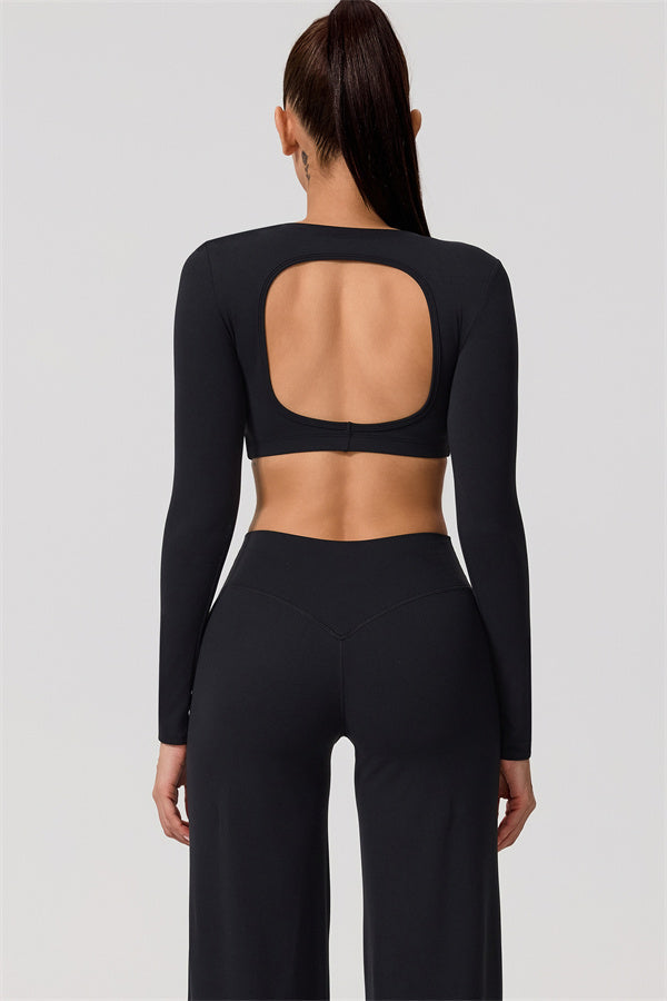 The Nestle Long Sleeve Crop Top
