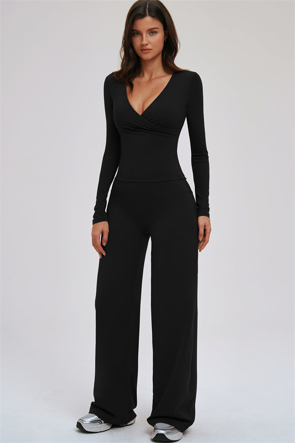 The Twirl Long Sleeve T-shirt New Straight Leg Pants 2-Piece Set