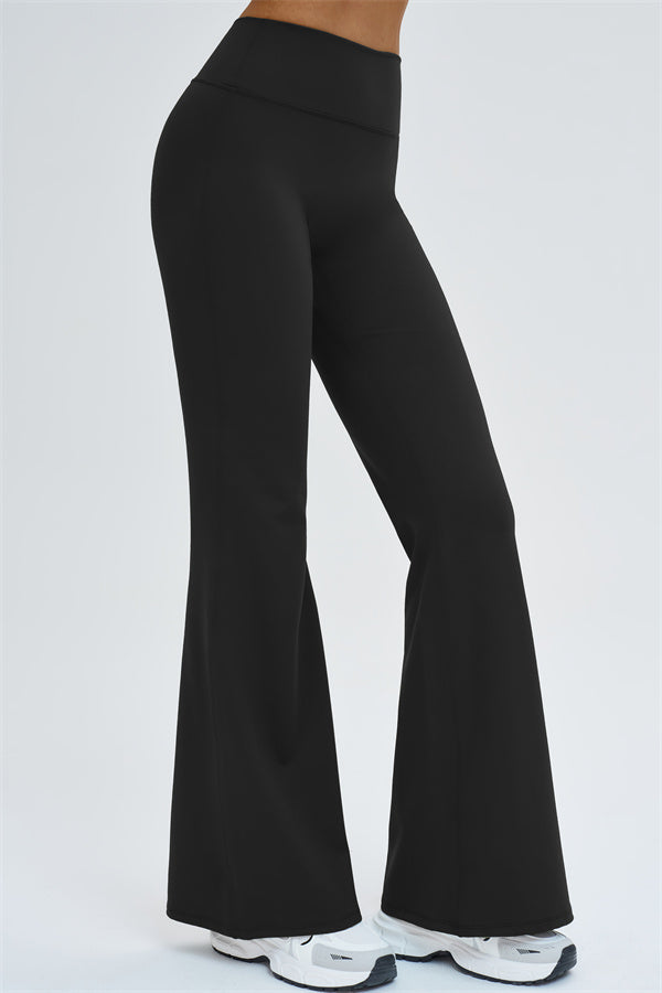 The Slate Cross Back Top Flared Leggings 2-Piece Set