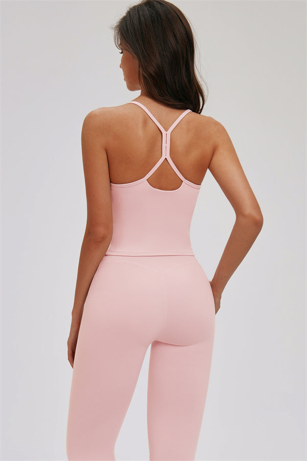 The Svelte Cross Back Tank Top Leggings 2-Piece Set