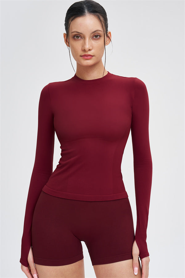 The Whim Long Sleeve T-shirt Shorts 2-Piece Set