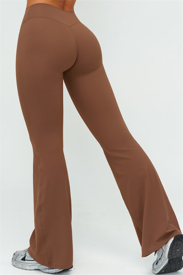 The Lushness Y-Back Sports Bra Flared Leggings 2-Piece Set