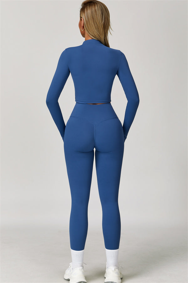 The Eloise Jacket Sports Bra Leggings 3-Piece Set