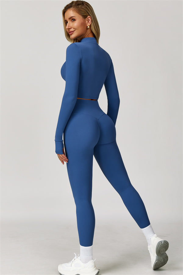 The Eloise Jacket Sports Bra Leggings 3-Piece Set