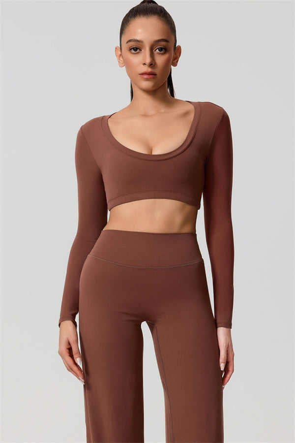 The Nestle Long Sleeve Crop Top