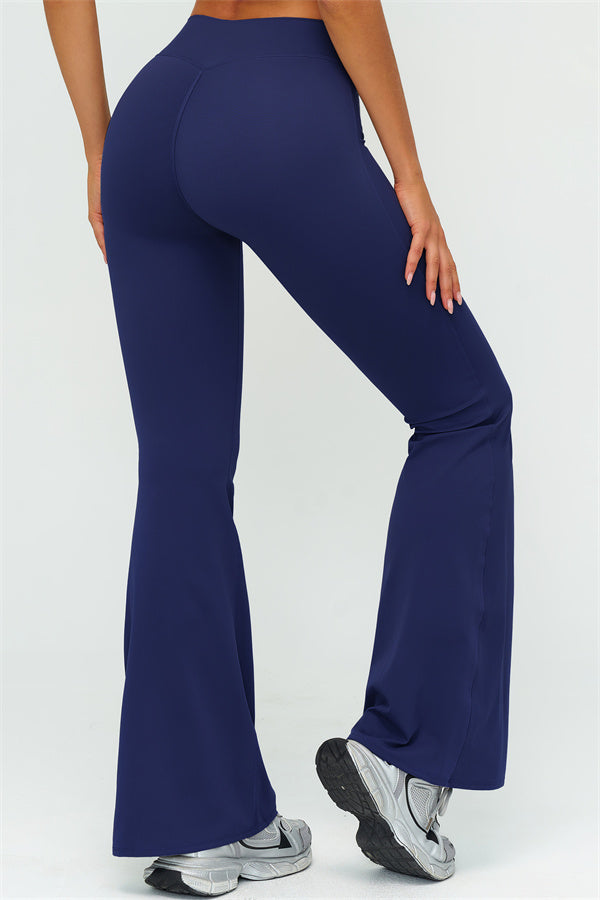 The Lushness Y-Back Sports Bra Flared Leggings 2-Piece Set