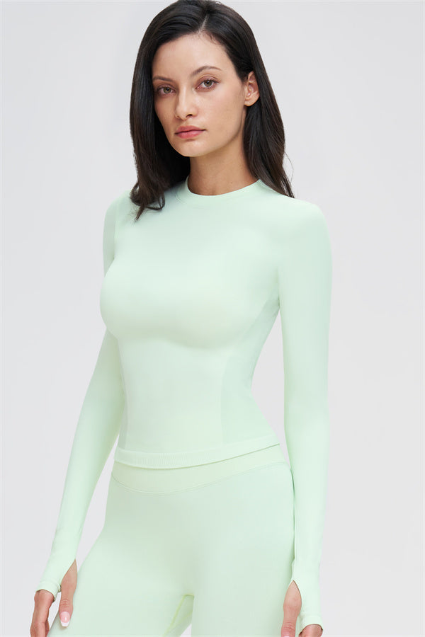 The Whim Long Sleeve T-shirt Shorts 2-Piece Set