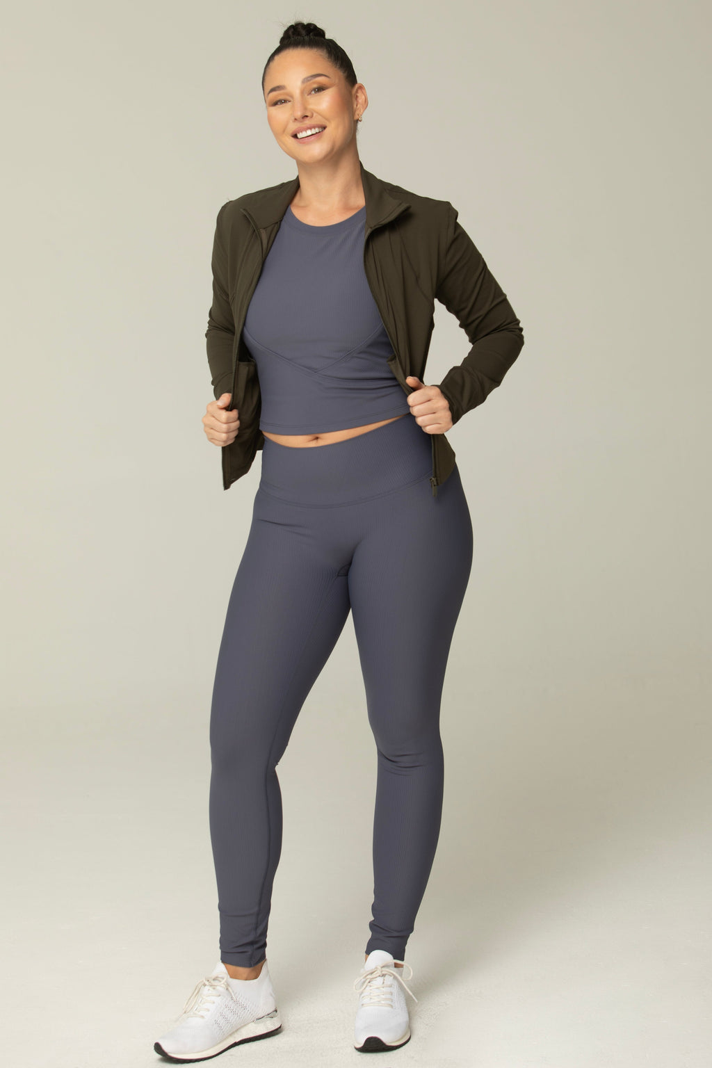 Hello Day High Noon Zip Up Crop Jacket