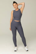 Hello Day Ribbed Active Legging & Bra 2 Piece Set