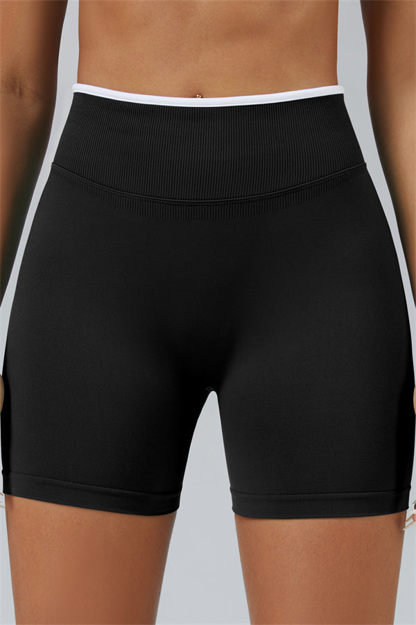 The Elevate Long Sleeve Crop top Shorts 2-Piece Set