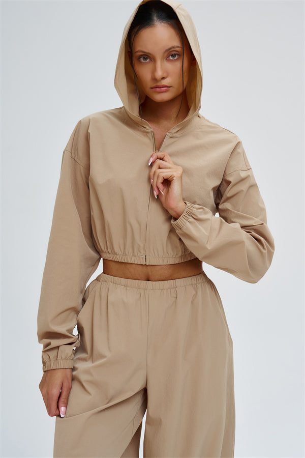 The Svelte UV protection Crop Hoodie