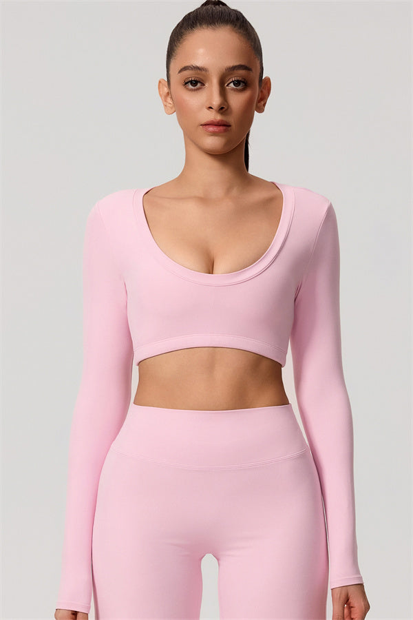 The Nestle Long Sleeve Crop Top