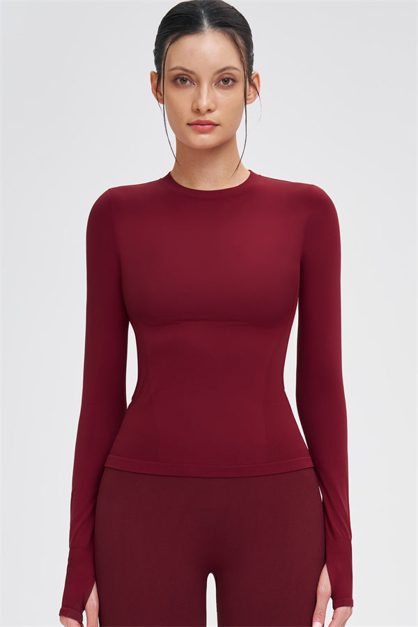 The Whim Long Sleeve T-shirt Shorts 2-Piece Set