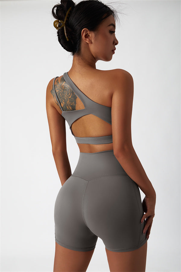 The Blissful Rose Sports Bra Shorts 2-Piece Set