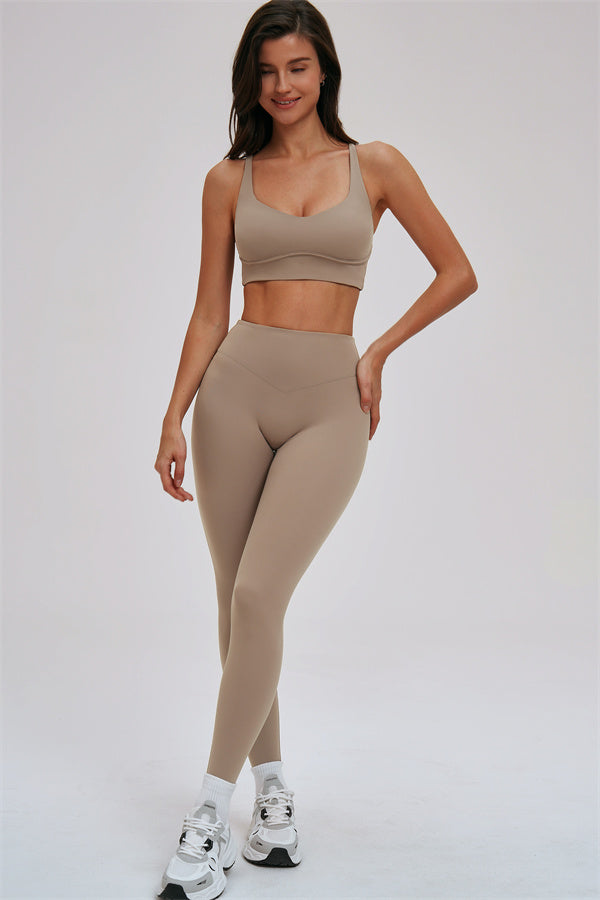The Kinetic Cross Back Sports Bra