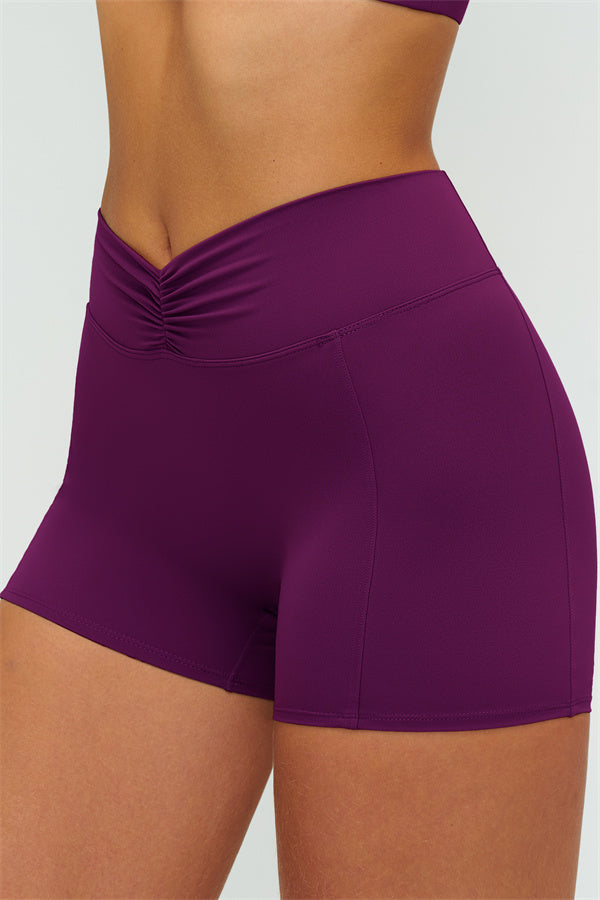 The Lushness Y-Back Sports Bra Shorts 2-Piece Set