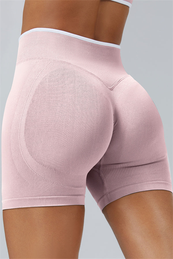 The Elevate Long Sleeve Crop top Shorts 2-Piece Set
