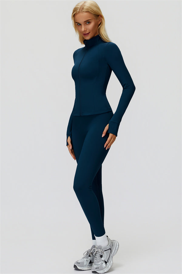 The FemmeFit Zip Jacket Leggings 2-Piece Set