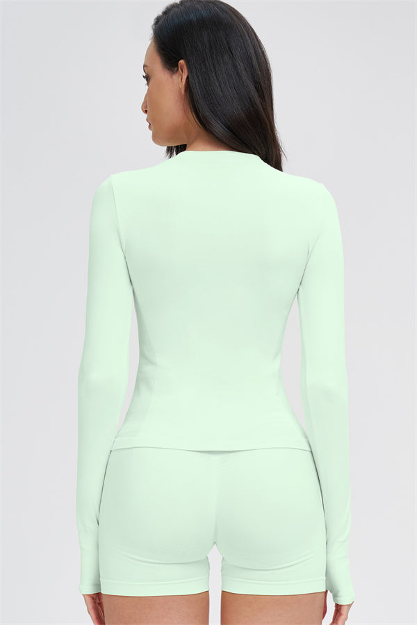 The Whim Long Sleeve T-shirt Shorts 2-Piece Set
