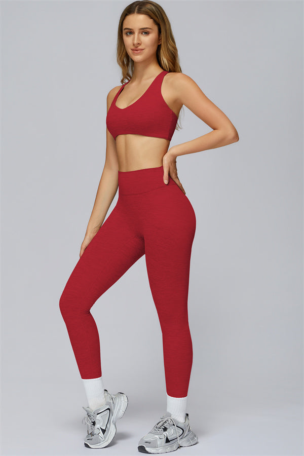 The Radiance Racerback Sports Bra Leggings 2-Piece Set