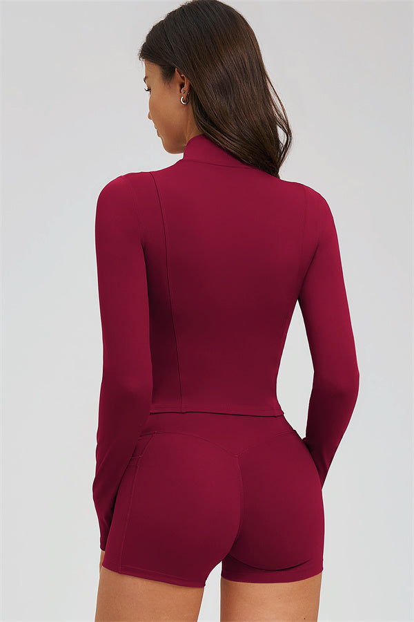 The Sizzle Zip Jacket Shorts 2-Piece Set