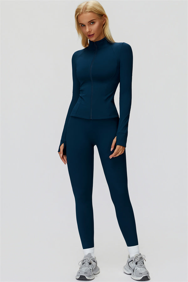 The FemmeFit Zip Jacket Leggings 2-Piece Set