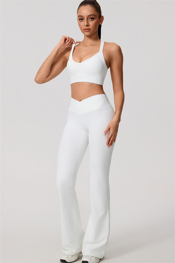 The Daze Sports Bra Flared Leggings 2-Piece Set